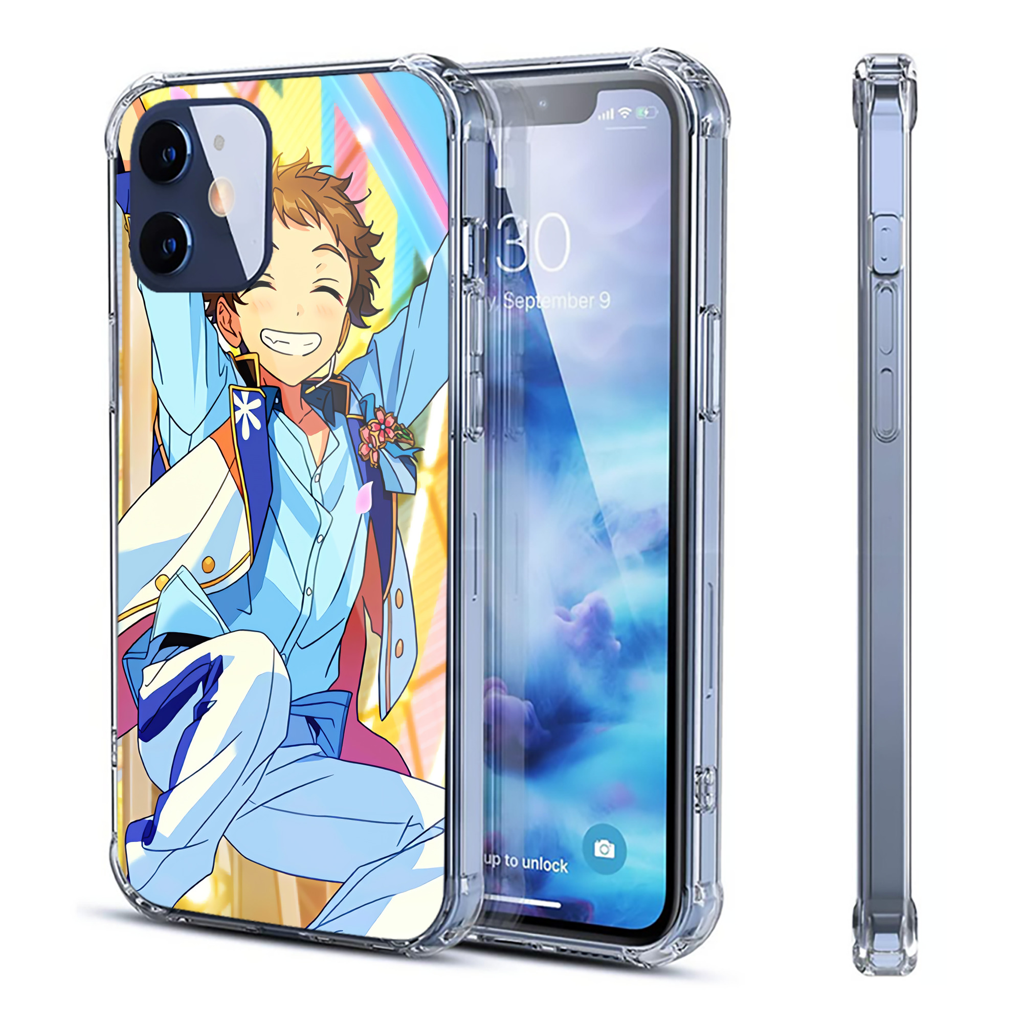 （画像用） あんさんぶるスターズ! Ensemble Stars 【iPhone 12シリーズ対応】透明スマホケース（クリアソフトケース）